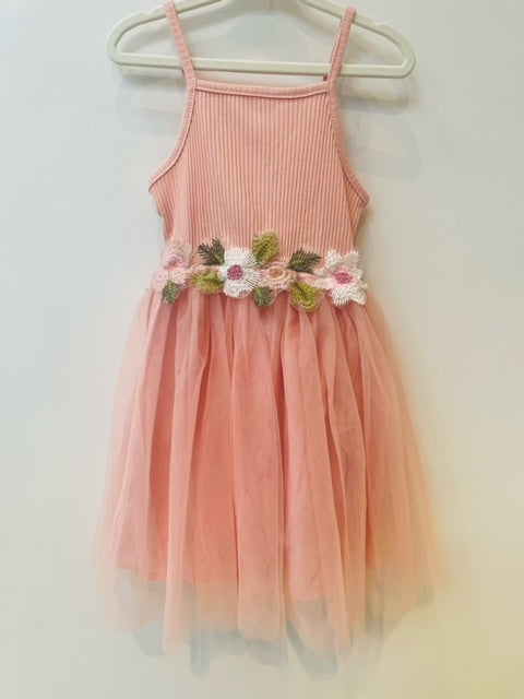 Pink Flowered Dress